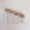 22*70mm 22*80mm 22*100mm 22*120mm glass tube borosilicate with cork stopper glass tube tea infuser mini glass vials jar tube